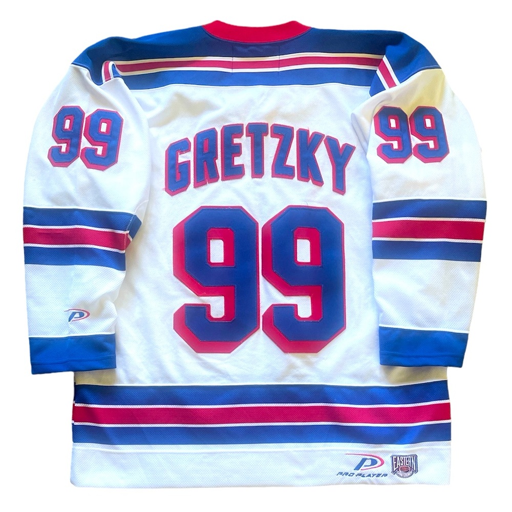 WAYNE GRETZKY New York Rangers Pro Player NHL Hockey Jersey Men’s XL
